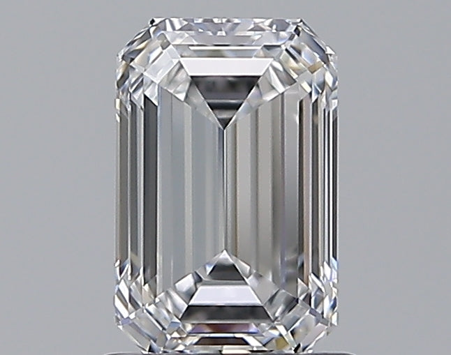 1.03 Carat Emerald Natural Diamond with  Cut Diamond in 14KT  view 1
