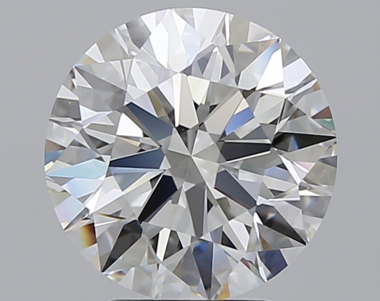3.6 Carat Round Natural Diamond with  Cut Diamond in 14KT  view 1
