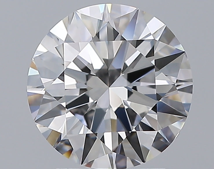 2.5 Carat Round Natural Diamond with  Cut Diamond in 14KT  view 1
