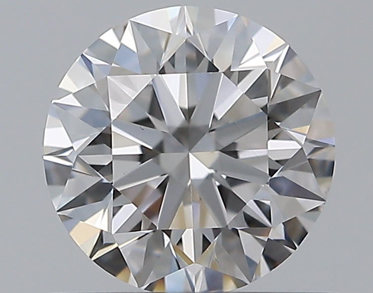 0.7 Carat Round Natural Diamond with  Cut Diamond in 14KT  view 1

