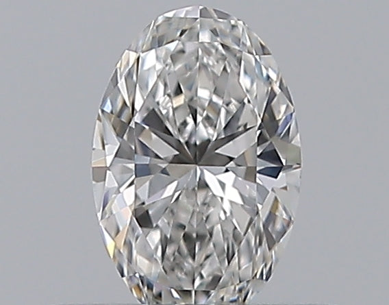 0.3 Carat Oval Natural Diamond with  Cut Diamond in 14KT  view 1
