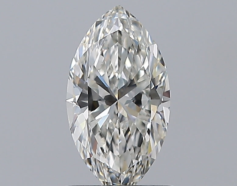 1.0 Carat Marquise Natural Diamond with  Cut Diamond in 14KT  view 1
