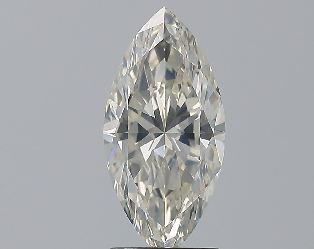 2.01 Carat Marquise Natural Diamond with  Cut Diamond in 14KT  view 1
