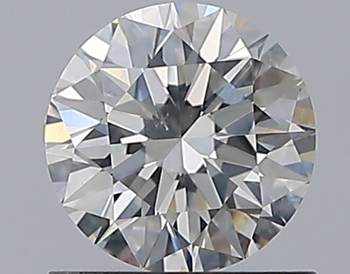 0.78 Carat Round Natural Diamond with  Cut Diamond in 14KT  view 1
