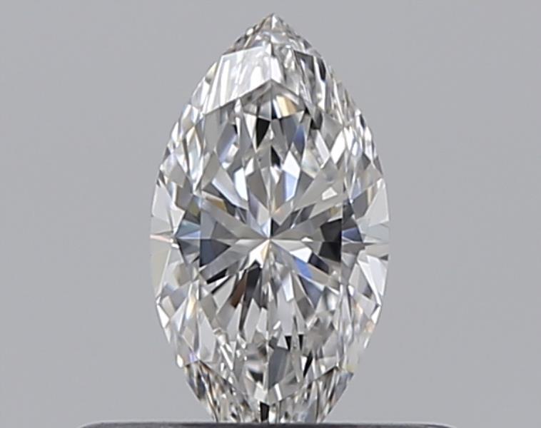 0.3 Carat Marquise Natural Diamond with  Cut Diamond in 14KT  view 1
