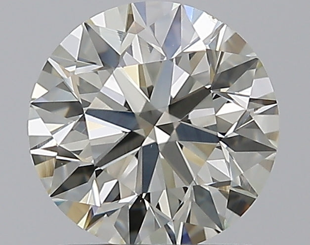 0.96 Carat Round Natural Diamond with  Cut Diamond in 14KT  view 1

