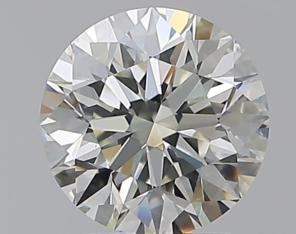 1.9 Carat Round Natural Diamond with  Cut Diamond in 14KT  view 1
