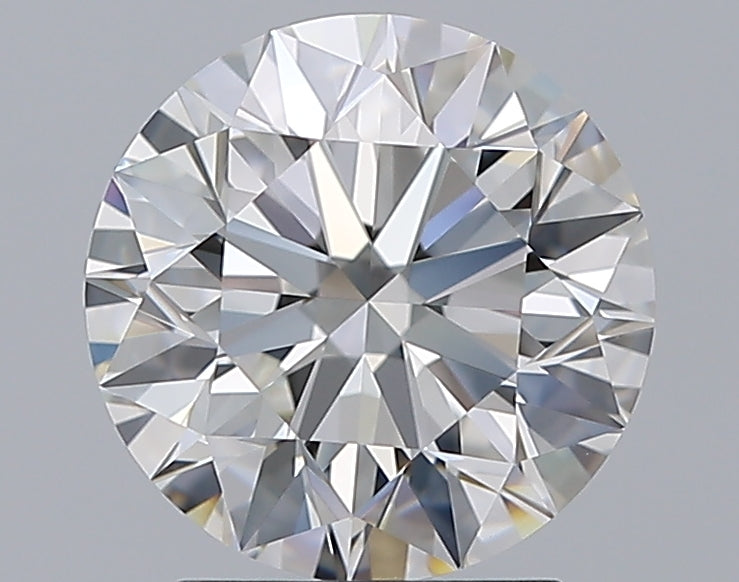 2.5 Carat Round Natural Diamond with  Cut Diamond in 14KT  view 1
