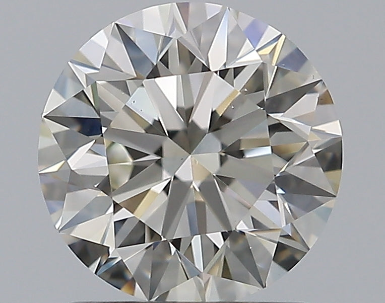 1.22 Carat Round Natural Diamond with  Cut Diamond in 14KT  view 1
