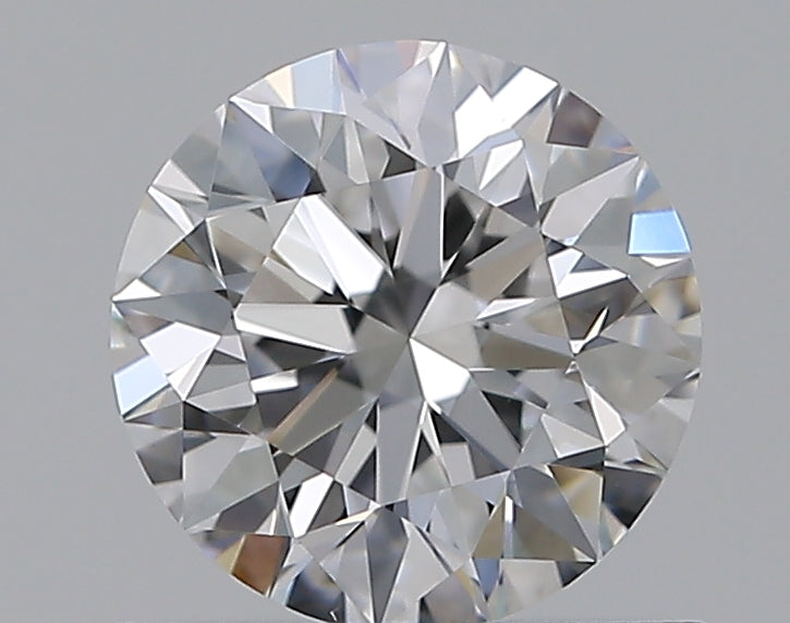 0.76 Carat Round Natural Diamond with  Cut Diamond in 14KT  view 1
