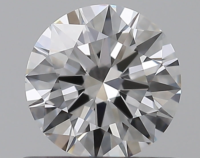 0.61 Carat Round Natural Diamond with  Cut Diamond in 14KT  view 1
