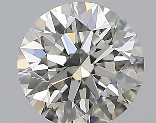 0.37 Carat Round Natural Diamond with  Cut Diamond in 14KT  view 1
