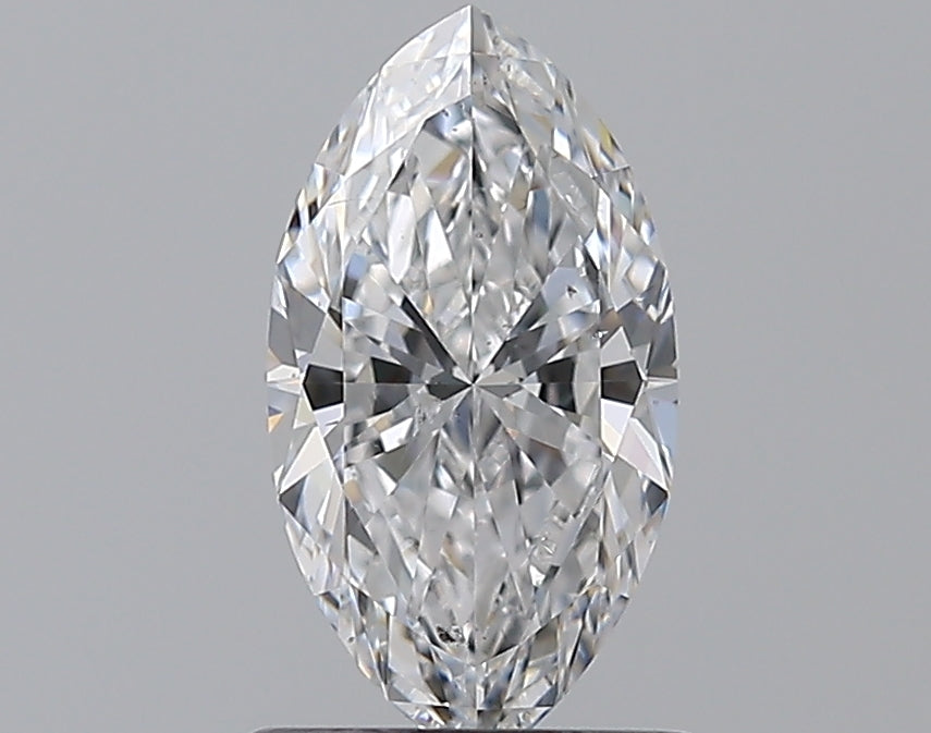 1.0 Carat Marquise Natural Diamond with  Cut Diamond in 14KT  view 1
