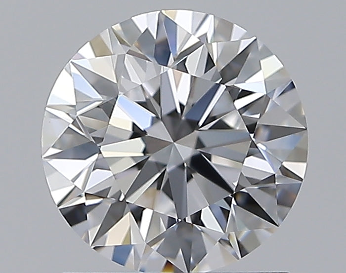 1.21 Carat Round Natural Diamond with  Cut Diamond in 14KT  view 1
