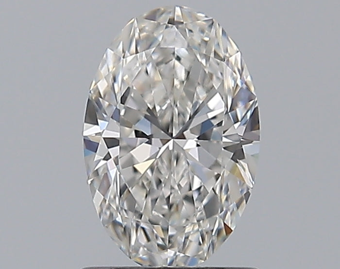 1.0 Carat Oval Natural Diamond with  Cut Diamond in 14KT  view 1
