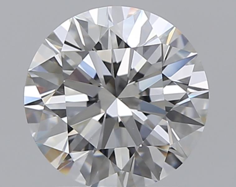 1.57 Carat Round Natural Diamond with  Cut Diamond in 14KT  view 1
