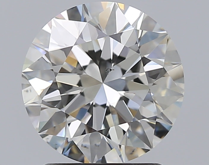 1.79 Carat Round Natural Diamond with  Cut Diamond in 14KT  view 1
