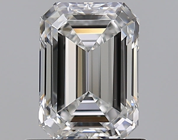 1.01 Carat Emerald Natural Diamond with  Cut Diamond in 14KT  view 1

