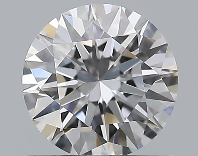 0.6 Carat Round Natural Diamond with  Cut Diamond in 14KT  view 1
