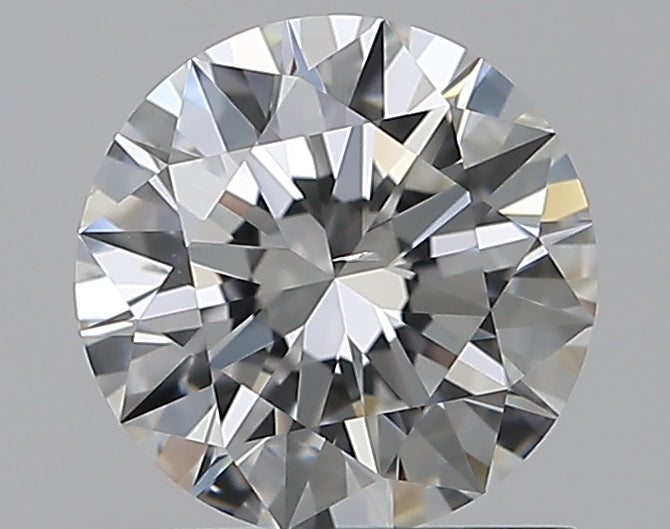 1.01 Carat Round Natural Diamond with  Cut Diamond in 14KT  view 1
