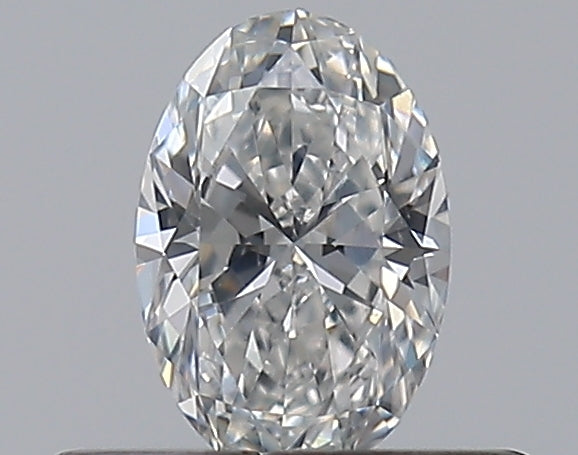 0.31 Carat Oval Natural Diamond with  Cut Diamond in 14KT  view 1
