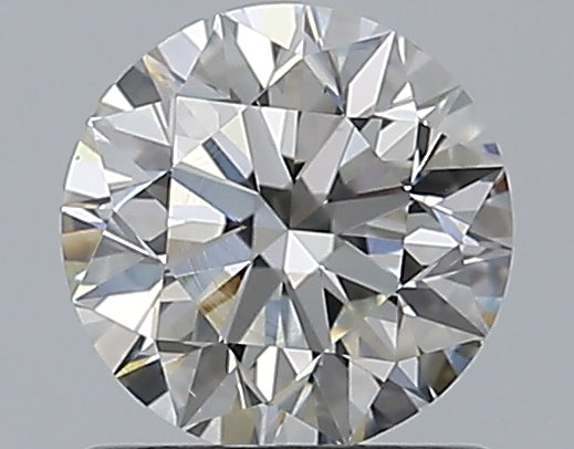 0.9 Carat Round Natural Diamond with  Cut Diamond in 14KT  view 1
