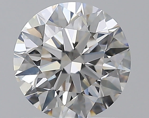 0.9 Carat Round Natural Diamond with  Cut Diamond in 14KT  view 1
