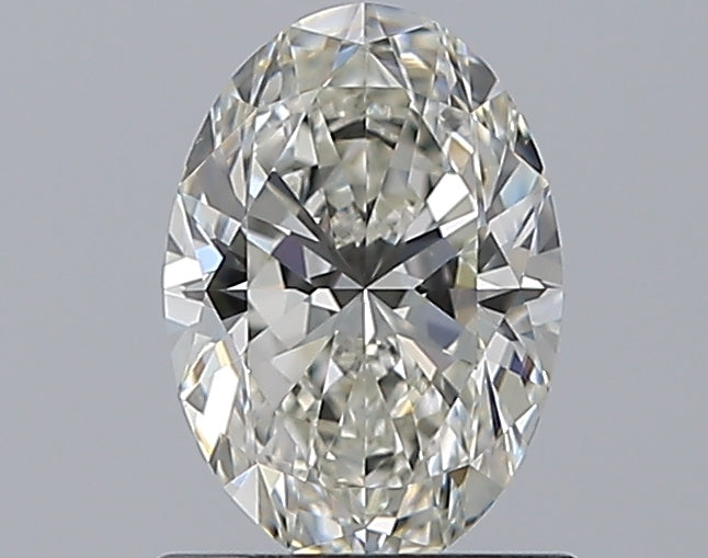 1.0 Carat Oval Natural Diamond with  Cut Diamond in 14KT  view 1
