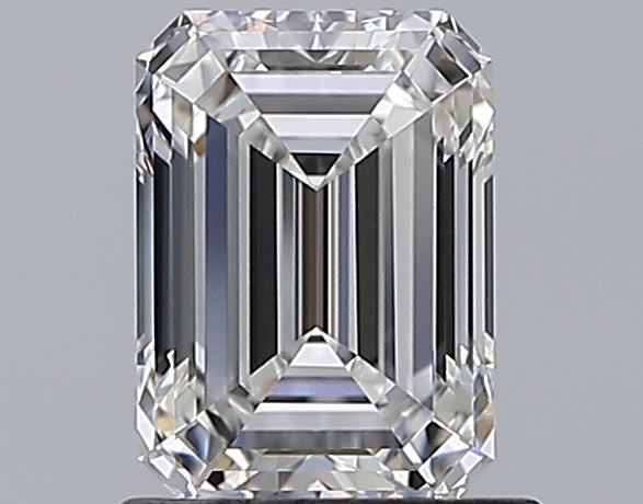 1.13 Carat Emerald Natural Diamond with  Cut Diamond in 14KT  view 1
