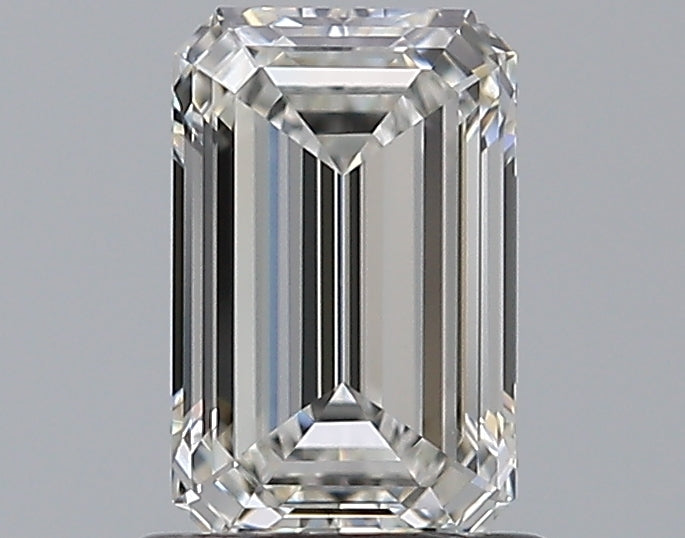 1.01 Carat Emerald Natural Diamond with  Cut Diamond in 14KT  view 1

