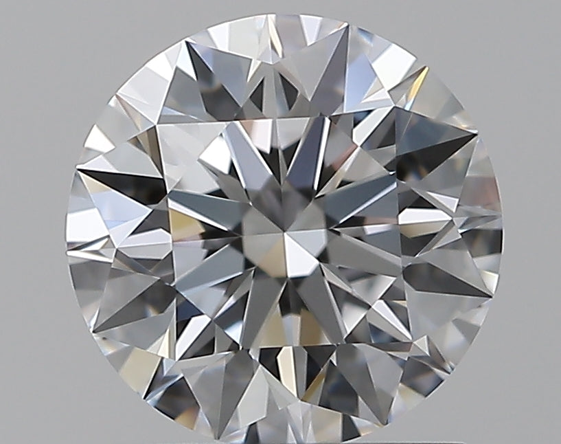 1.31 Carat Round Natural Diamond with  Cut Diamond in 14KT  view 1
