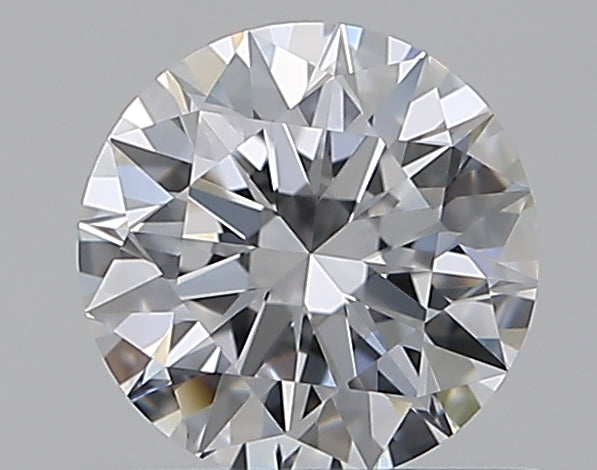 0.59 Carat Round Natural Diamond with  Cut Diamond in 14KT  view 1
