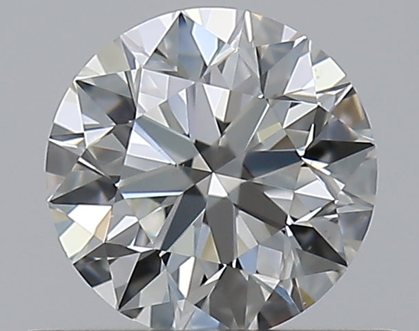 0.51 Carat Round Natural Diamond with  Cut Diamond in 14KT  view 1

