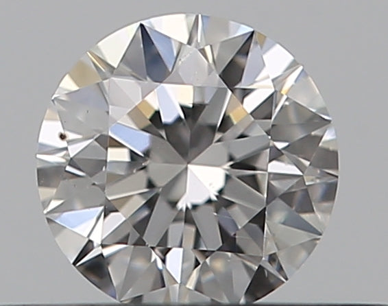 0.3 Carat Round Natural Diamond with  Cut Diamond in 14KT  view 1
