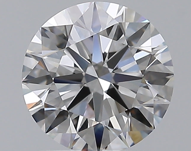 1.53 Carat Round Natural Diamond with  Cut Diamond in 14KT  view 1
