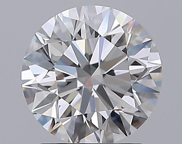 1.41 Carat Round Natural Diamond with  Cut Diamond in 14KT  view 1

