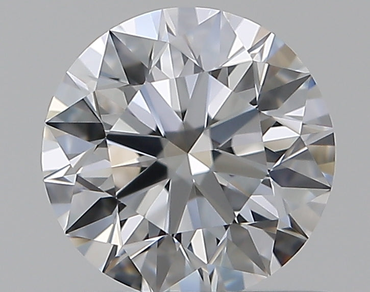 0.6 Carat Round Natural Diamond with  Cut Diamond in 14KT  view 1

