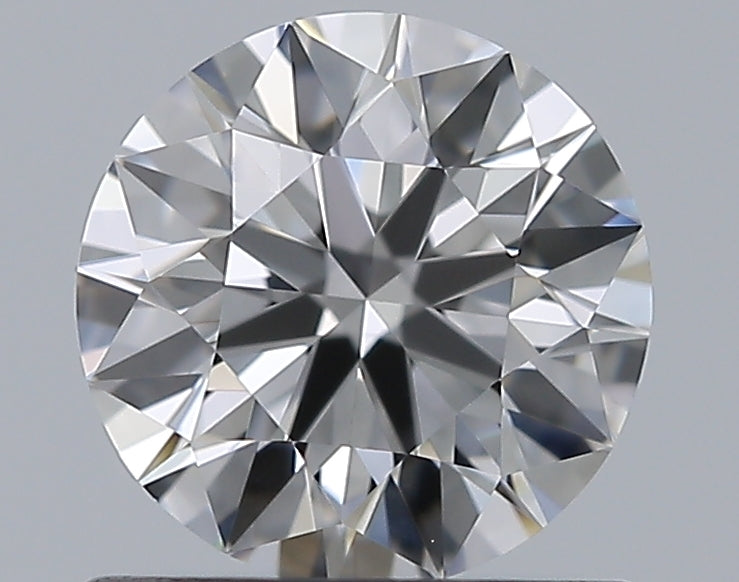0.7 Carat Round Natural Diamond with  Cut Diamond in 14KT  view 1
