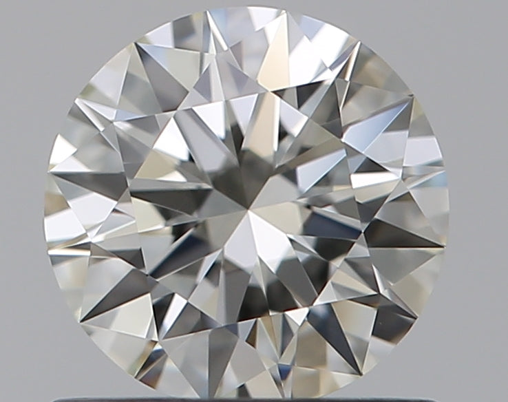 0.63 Carat Round Natural Diamond with  Cut Diamond in 14KT  view 1
