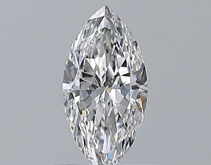 0.5 Carat Marquise Natural Diamond with  Cut Diamond in 14KT  view 1
