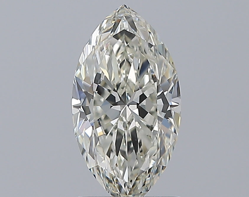 1.29 Carat Marquise Natural Diamond with  Cut Diamond in 14KT  view 1

