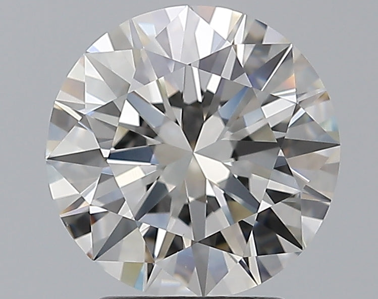 2.5 Carat Round Natural Diamond with  Cut Diamond in 14KT  view 1
