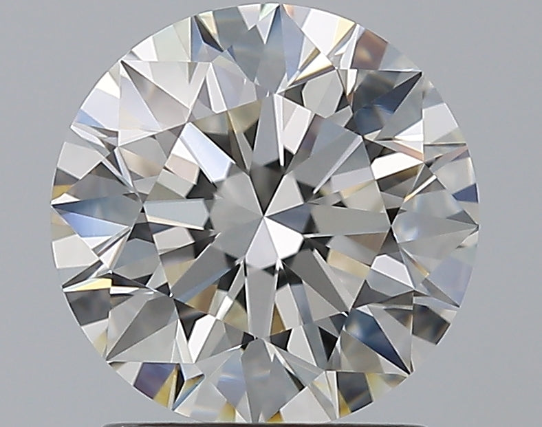 1.79 Carat Round Natural Diamond with  Cut Diamond in 14KT  view 1
