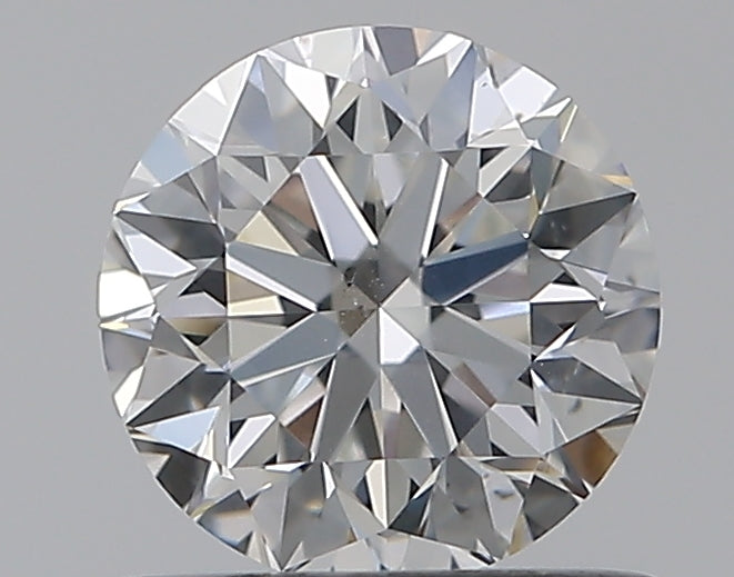 0.7 Carat Round Natural Diamond with  Cut Diamond in 14KT  view 1
