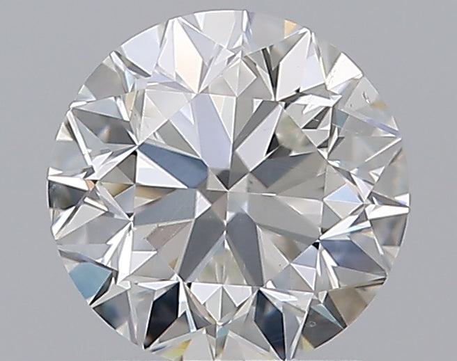 1.5 Carat Round Natural Diamond with  Cut Diamond in 14KT  view 1
