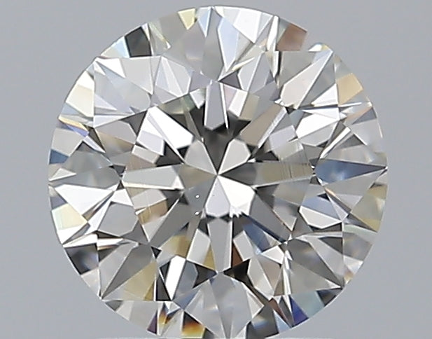 1.51 Carat Round Natural Diamond with  Cut Diamond in 14KT  view 1
