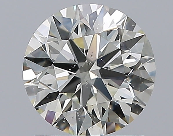 1.31 Carat Round Natural Diamond with  Cut Diamond in 14KT  view 1
