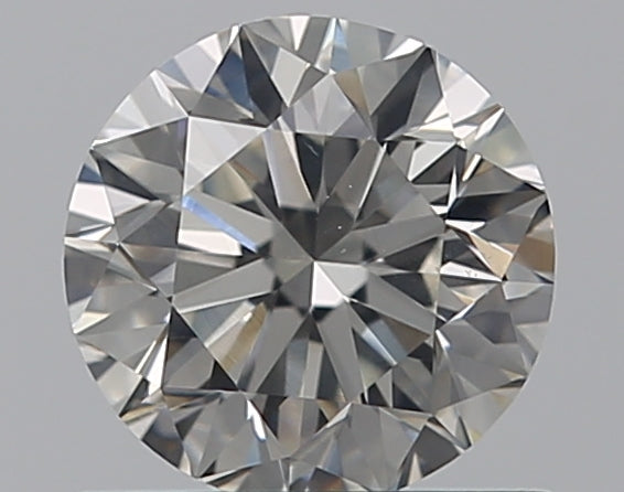 0.7 Carat Round Natural Diamond with  Cut Diamond in 14KT  view 1
