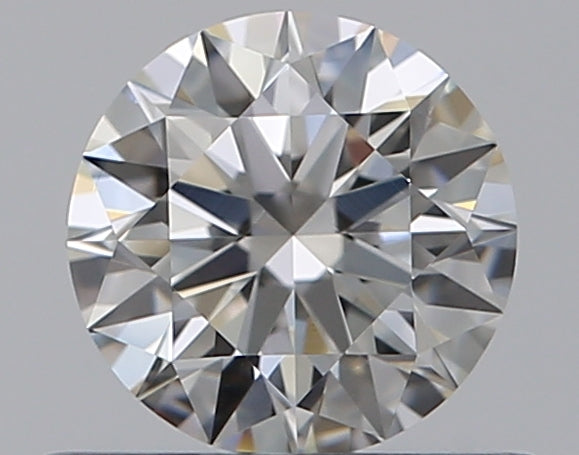 0.56 Carat Round Natural Diamond with  Cut Diamond in 14KT  view 1
