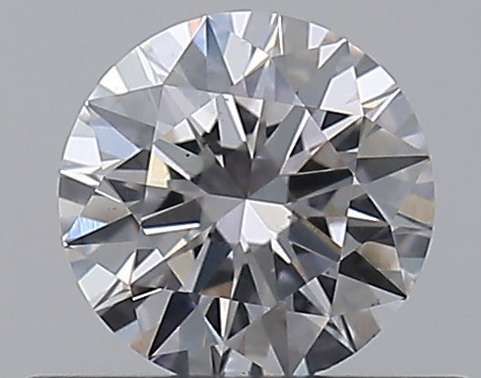 0.41 Carat Round Natural Diamond with  Cut Diamond in 14KT  view 1
